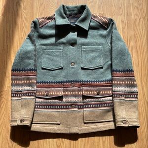 NWOT LIMITED EDITION Pendleton American West Horizons Jacquard 100% Wool Coat